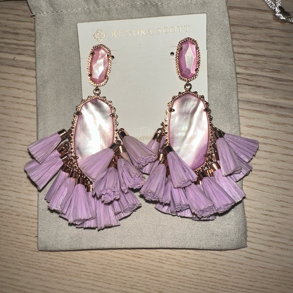 Kendra Scott Christina rose gold lilac mother of Pearl